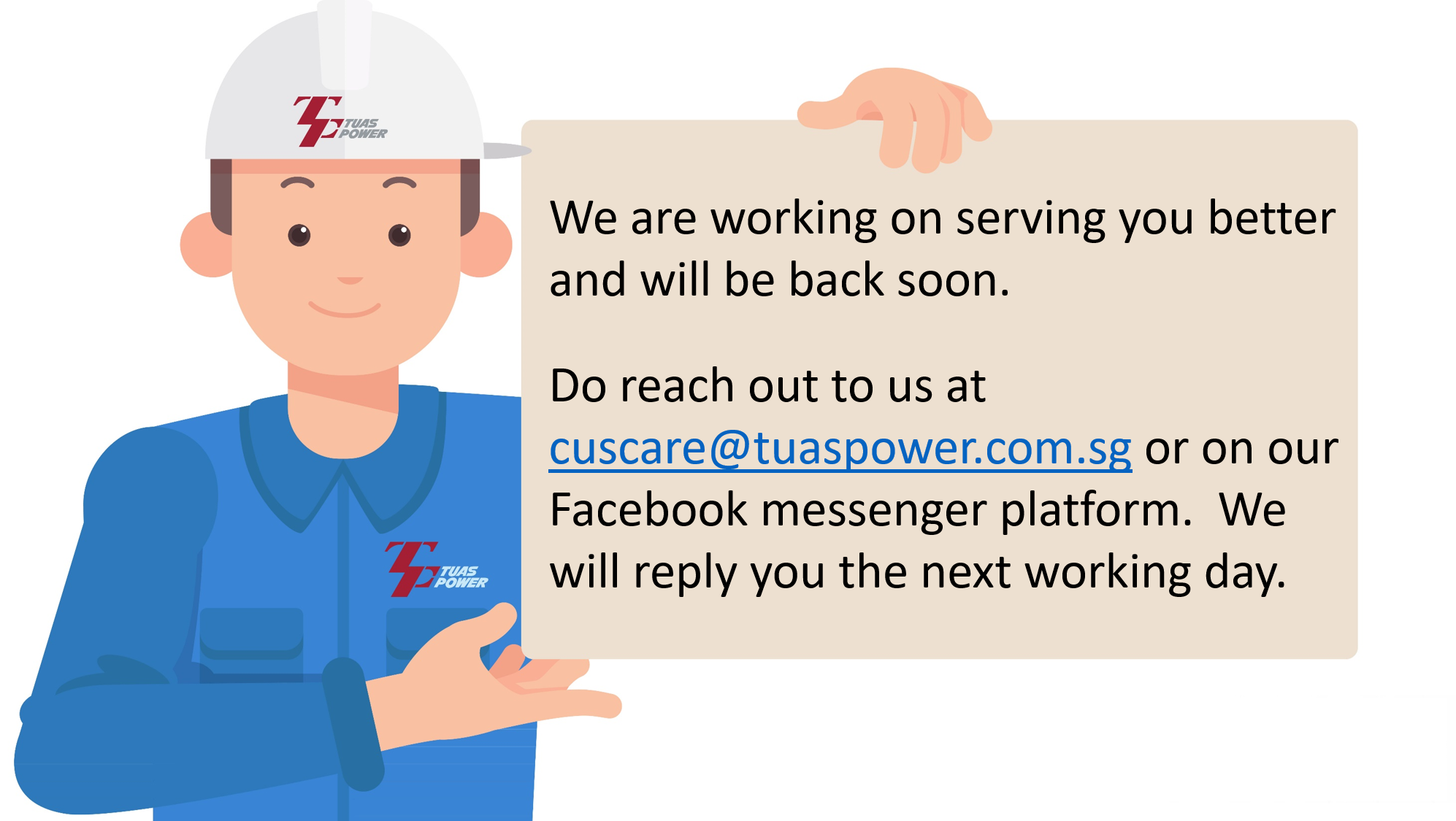 OEM Save With Tuas Tuas Power